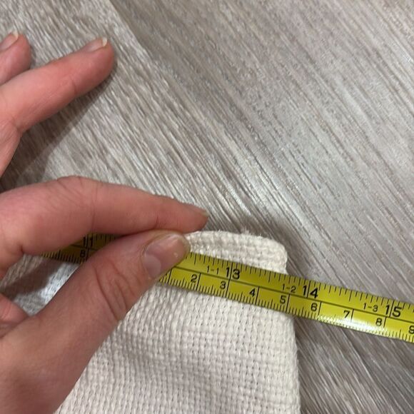 Catherine Curtis Vintage White Pencil Twill Midi Skirt 100% Cotton sz 8 - Picture 9 of 11